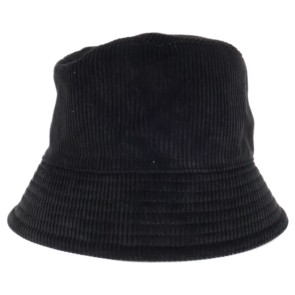 PRADA Triangle Logo Corduroy Bucket Hat Size L