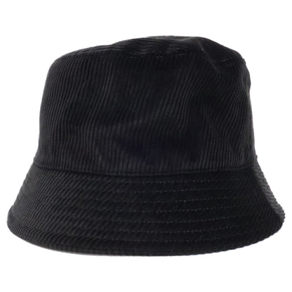 PRADA Triangle Logo Corduroy Bucket Hat Size L
