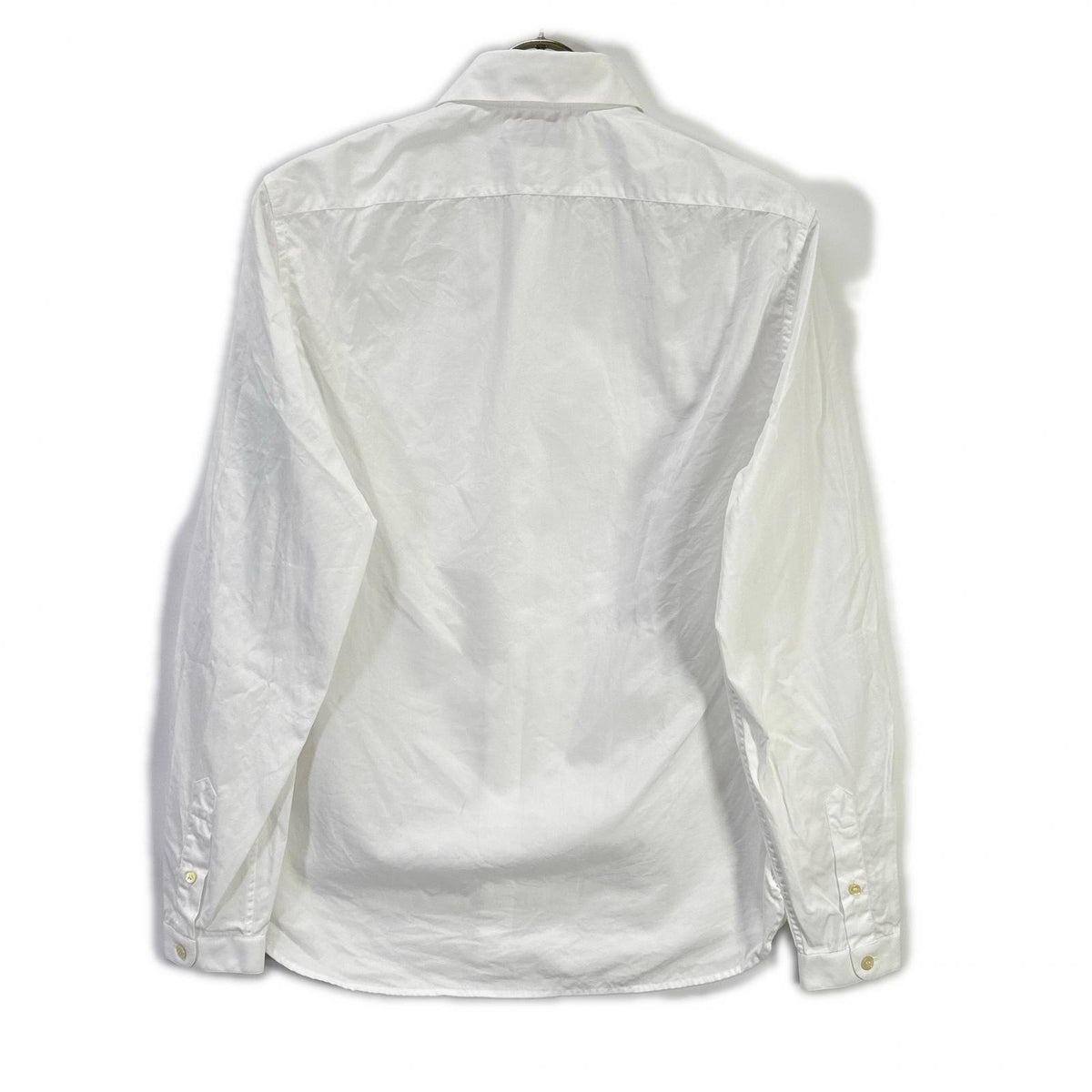 SAINT LAURENT PARIS White Cotton Long Sleeve Shirt Size 37