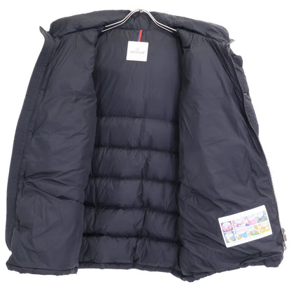 MONCLER CLUNY Fur Hooded Nylon Down Jacket Black Size 4