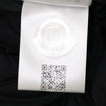 MONCLER CLUNY Fur Hooded Nylon Down Jacket Black Size 4