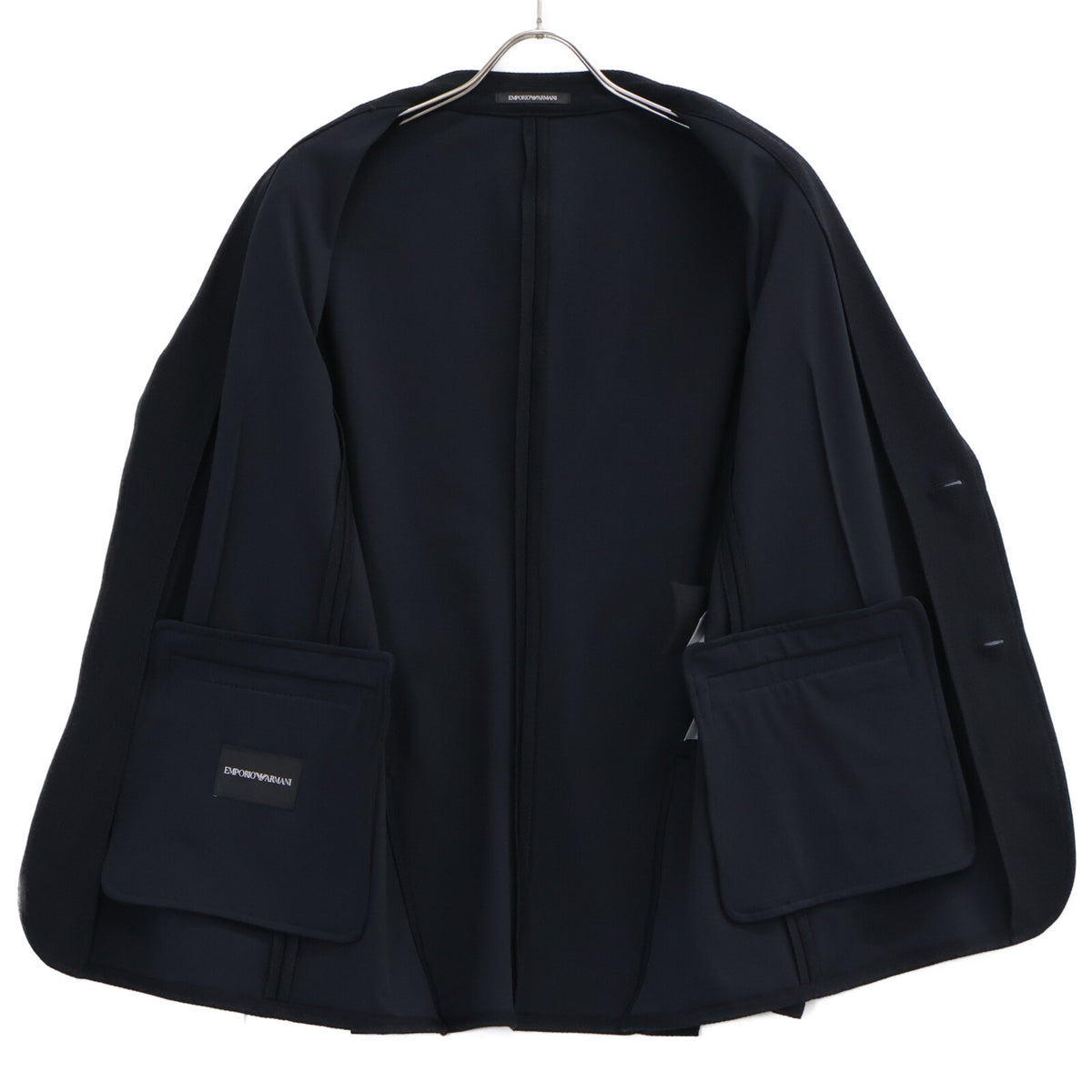 EMPORIOARMANI 25SS Navy Polyester Blazer Size 46