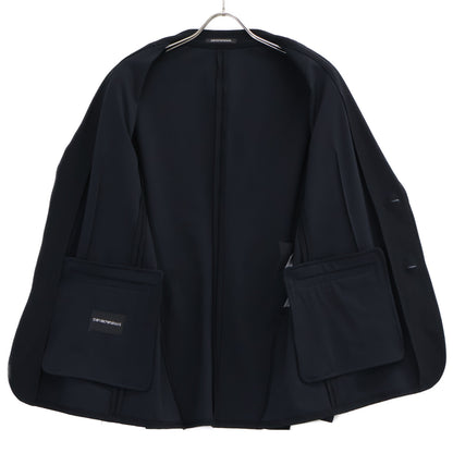EMPORIOARMANI 25SS Navy Polyester Blazer Size 46
