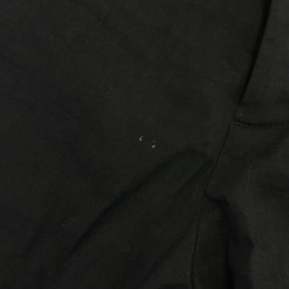 Theory 26SS Black Stretch Linen Tapered Pants Size 32