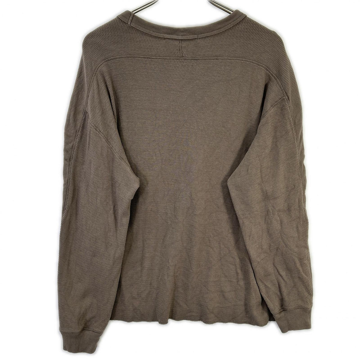 SEVEN BY SEVEN Khaki Waffle Long Sleeve Shirt Size S