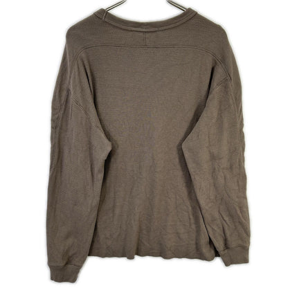 SEVEN BY SEVEN Khaki Waffle Long Sleeve Shirt Size S