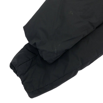 B&Y U-ARROWS Black Chambray Hooded Down Jacket Size L