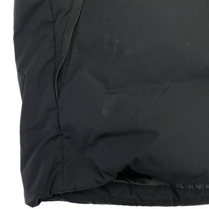 B&Y U-ARROWS Black Chambray Hooded Down Jacket Size L