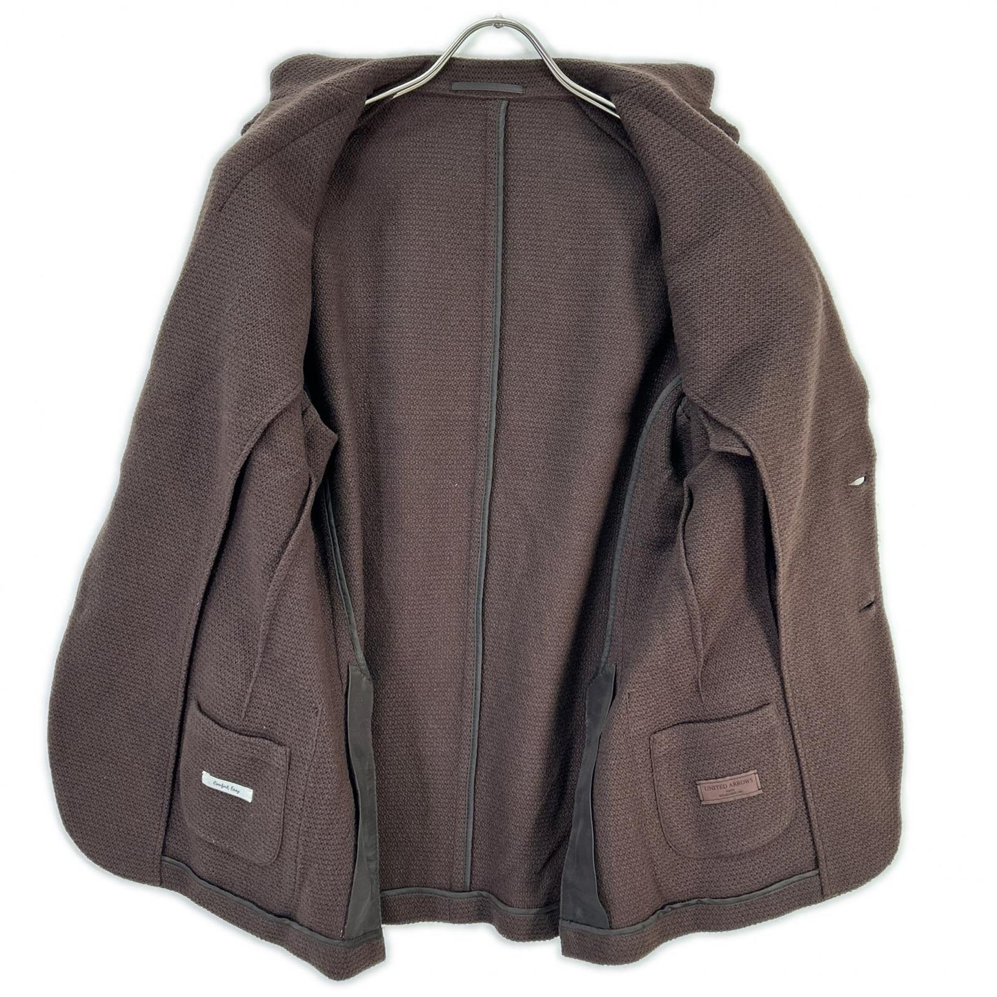 UNITED ARROWS Brown Karami 2-Button Blazer Size 46