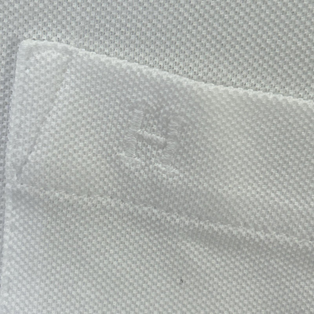 HERMES White H-Embroidered Pocket Polo Shirt Size S