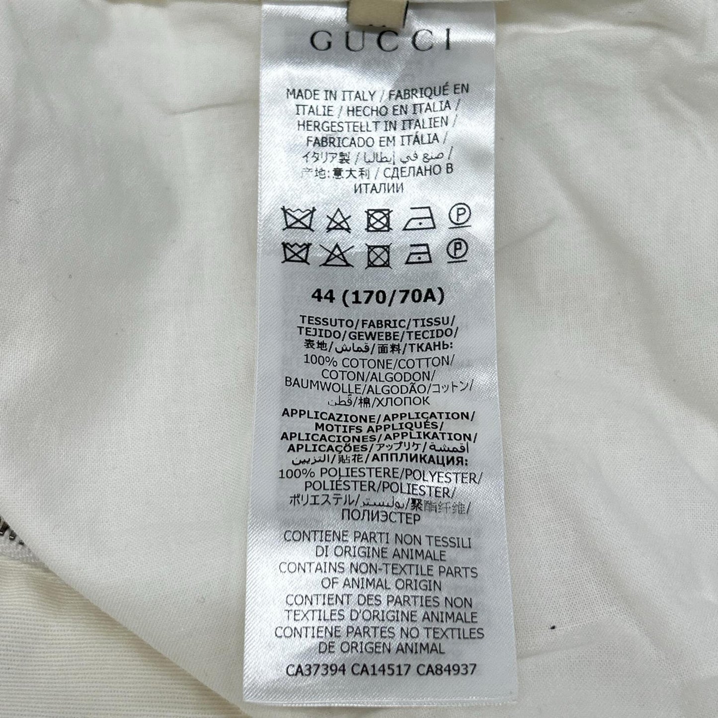 GUCCI White Interlocking G Shorts Size 44