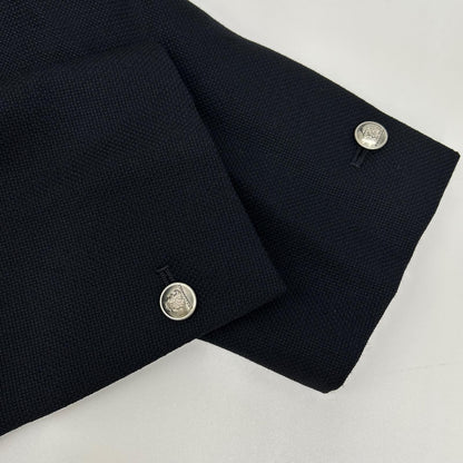 Grand Marquis Navy Mitake Button Blazer Jacket Size 044A