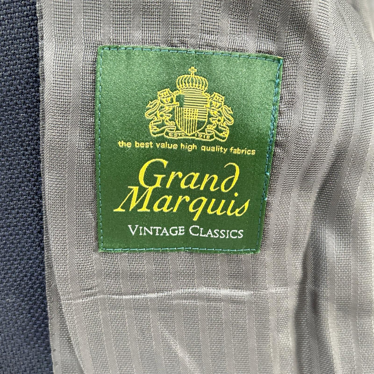 Grand Marquis Navy Mitake Button Blazer Jacket Size 044A