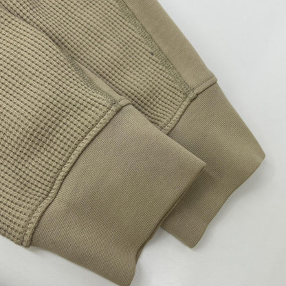 STONE ISLAND Organic Cotton Waffle Fleece Beige Size L