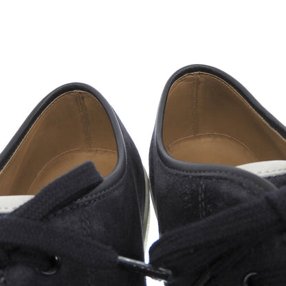 JOHNLOBB Rever Suede & Leather Low-Top Sneakers Navy Size 5E