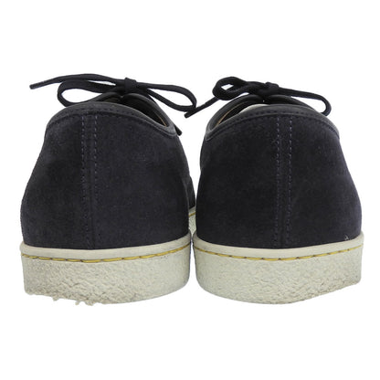 JOHNLOBB Rever Suede & Leather Low-Top Sneakers Navy Size 5E
