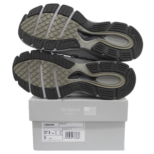NEW BALANCE Made in USA 990v4 Core Sneakers Gray Size 9