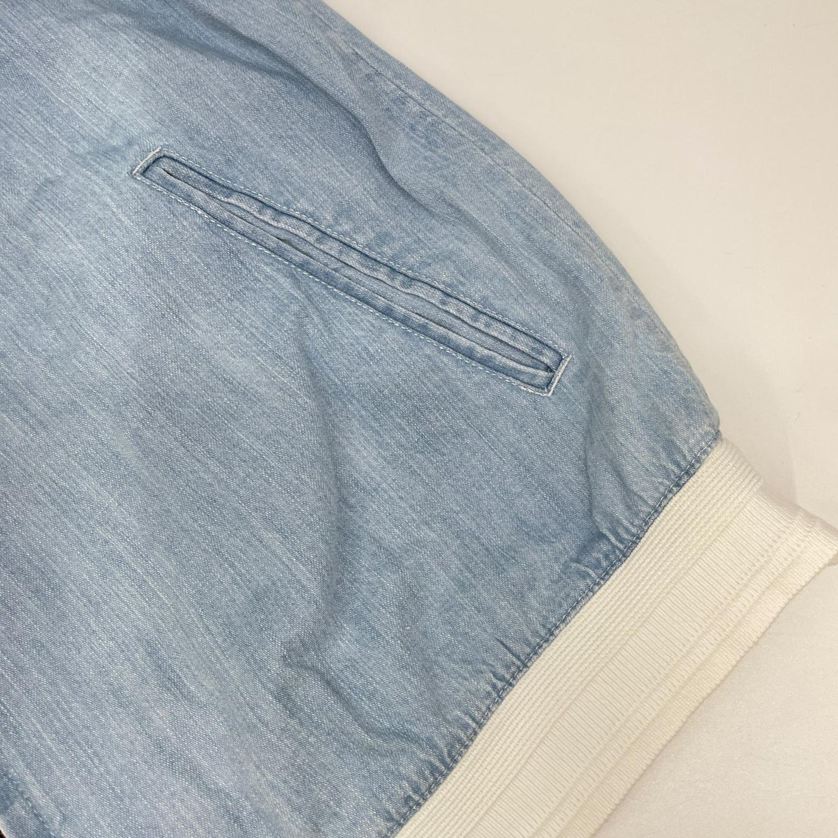 SLOW GUN Alaska Animal Embroidered Denim Sukajan Jacket Size 2