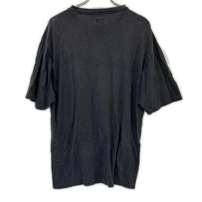 KAPITAL K2506SC233 Rain Skull Cotton T-Shirt Navy Size L