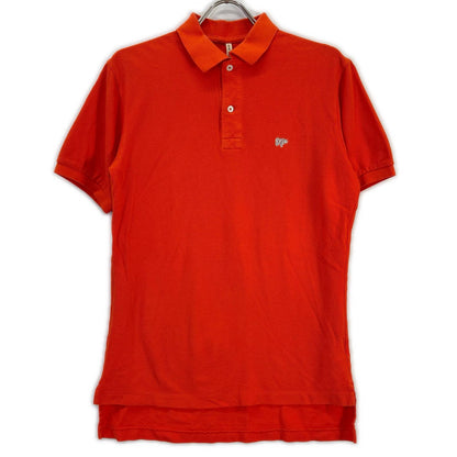 SCYE BASICS 5116-21800 Cotton Pique Shirt Orange Polo Size 40