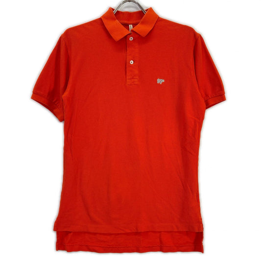 SCYE BASICS 5116-21800 Cotton Pique Shirt Orange Polo Size 40