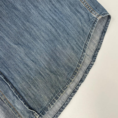MARTIN MARGIELA S30DL0196 Elbow Patch Shirt Indigo Size 44
