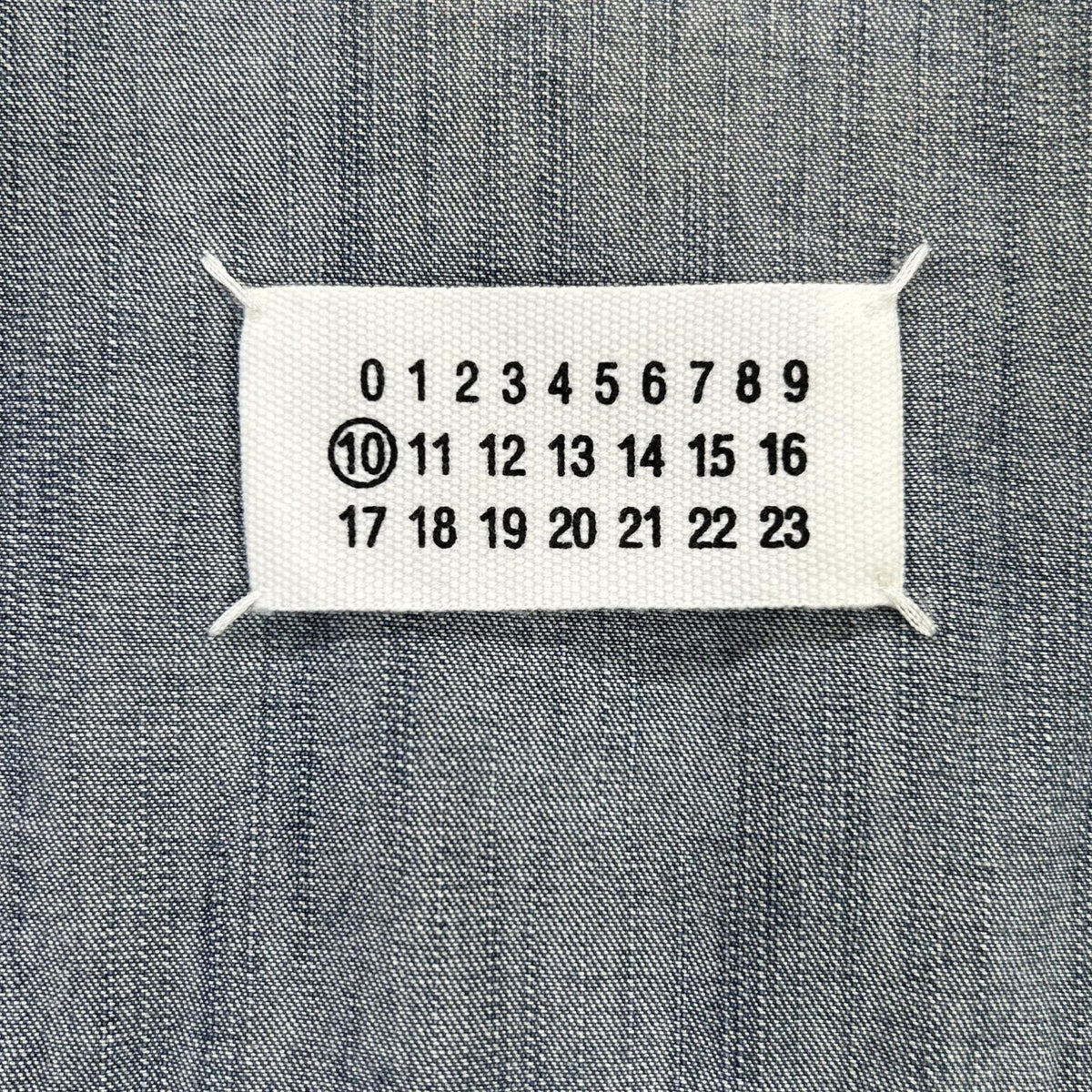 MARTIN MARGIELA S30DL0196 Elbow Patch Shirt Indigo Size 44
