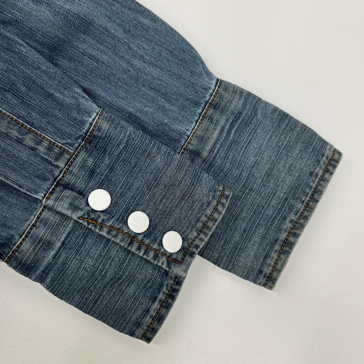 MARTIN MARGIELA S30DL0196 Elbow Patch Shirt Indigo Size 44
