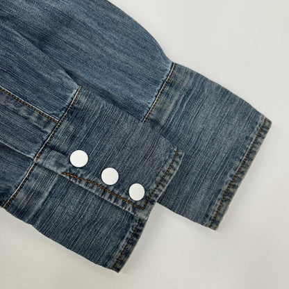 MARTIN MARGIELA S30DL0196 Elbow Patch Shirt Indigo Size 44