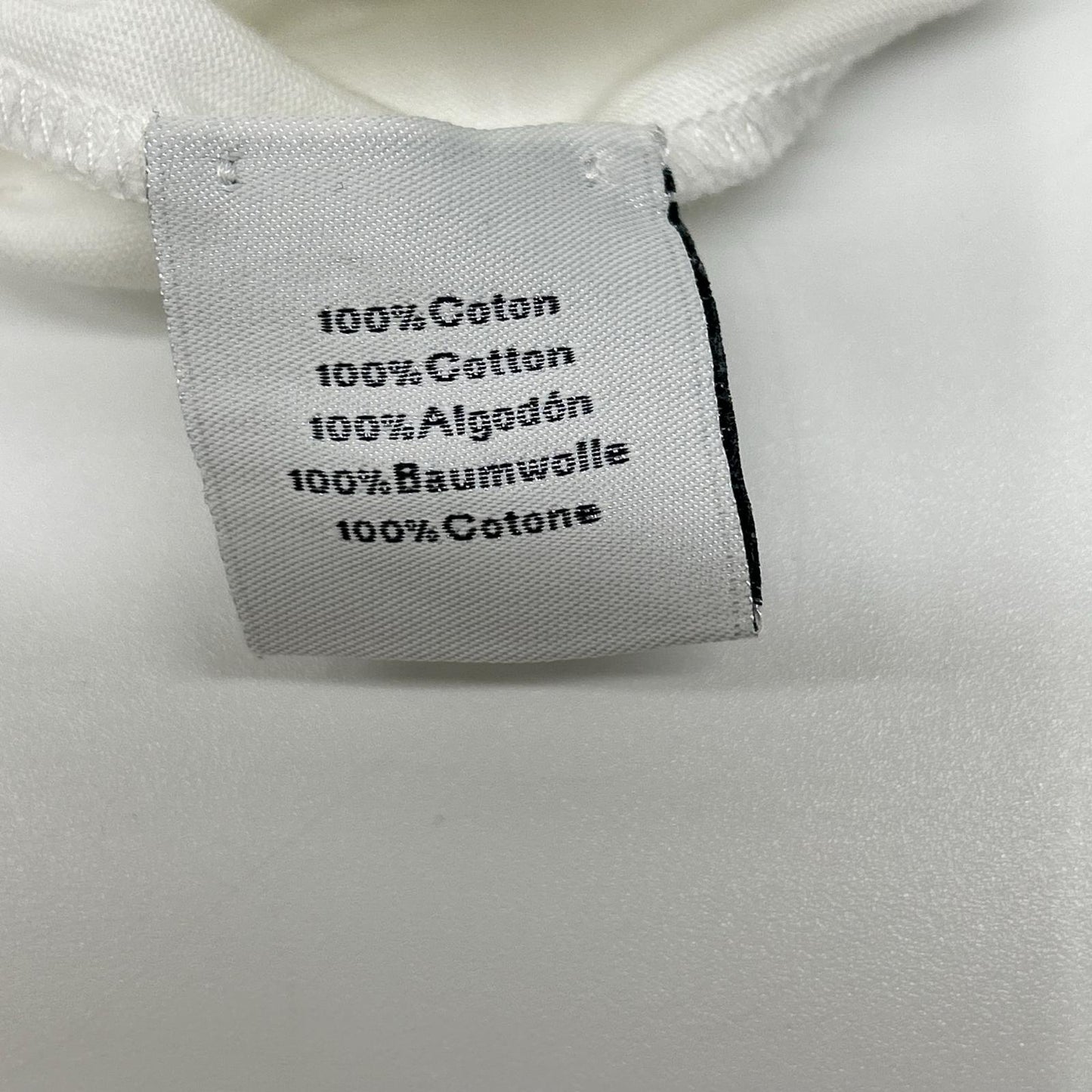 HERMES Hello Mr. Faliero Print Cotton T-Shirt White Size S
