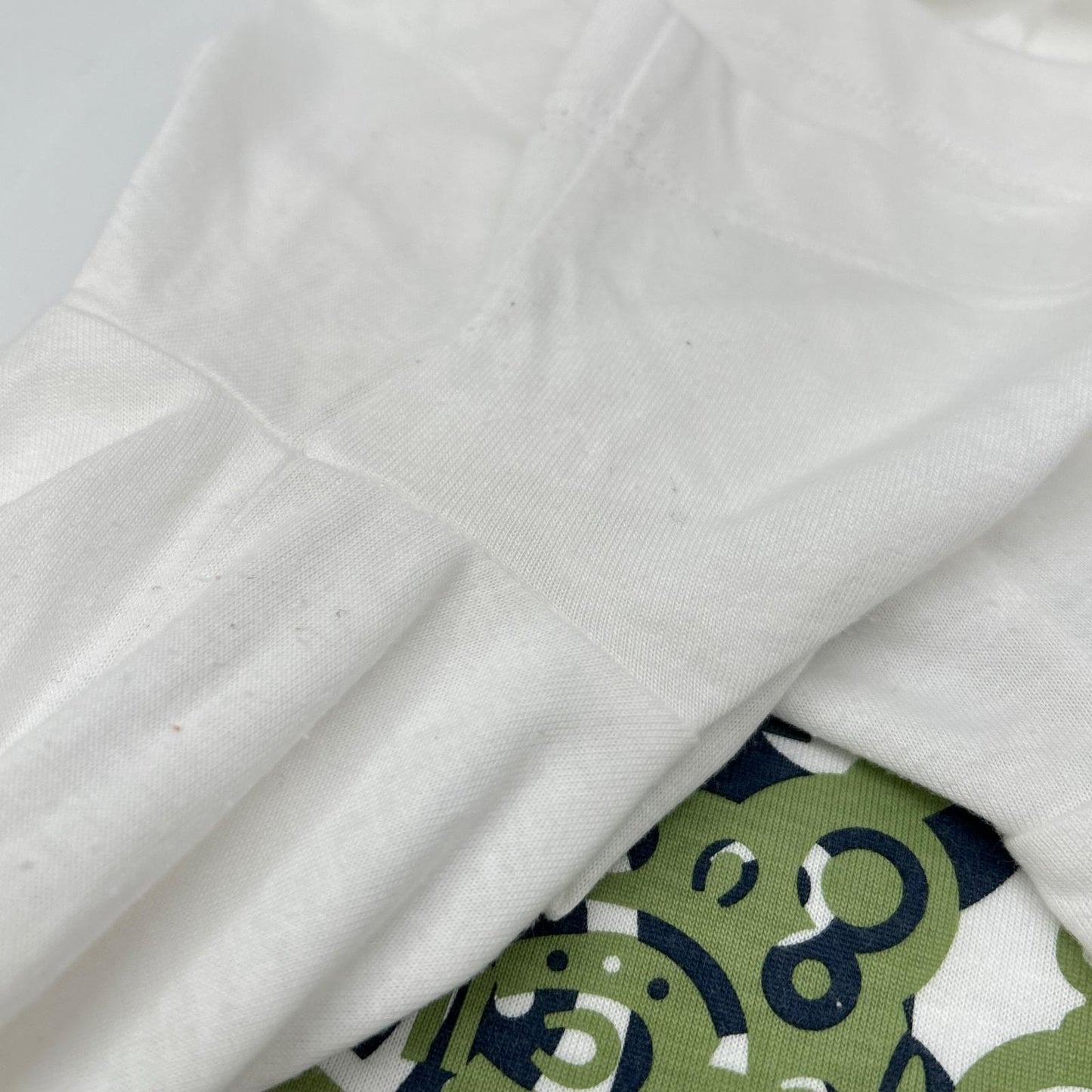 HERMES Hello Mr. Faliero Print Cotton T-Shirt White Size S