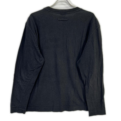 Jean Paul GAULTIER Cotton Print Long T-Shirt Black Size 48