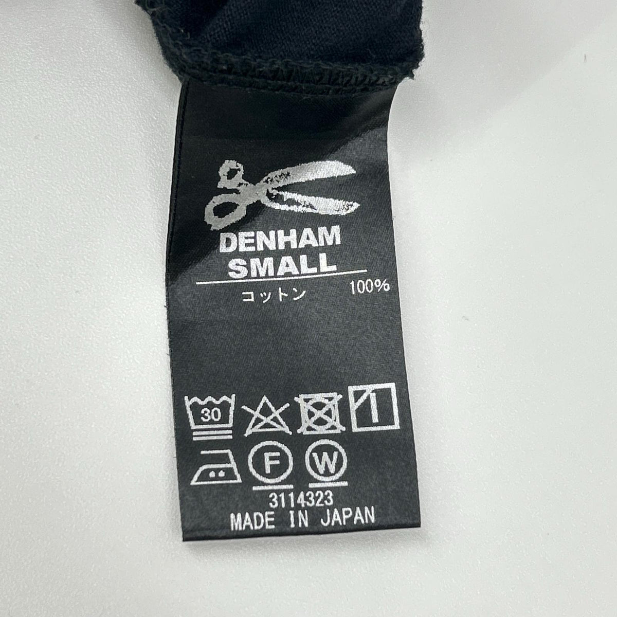 DENHAM Chain Long Sleeve Cut & Sew T-Shirt Black