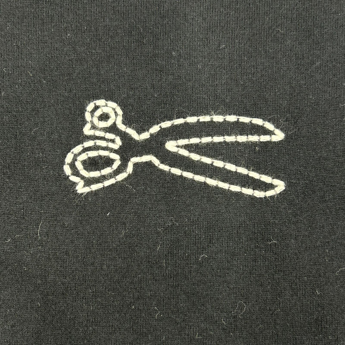 DENHAM Chain Long Sleeve Cut & Sew T-Shirt Black