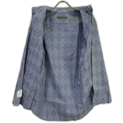 ETRO Stripe Argyle Wide Collar Dress Shirt Multi Size 40