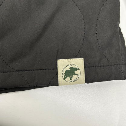 HUNTING WORLD Nylon Padded Quilted Jacket Black Size M