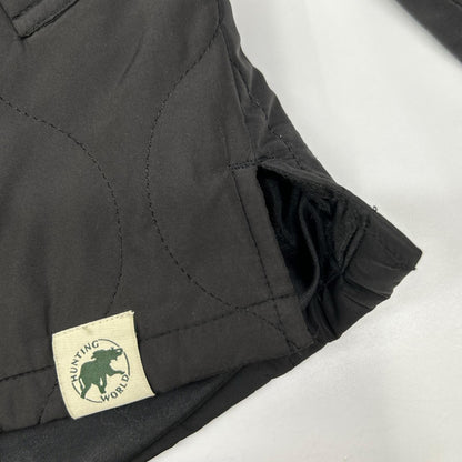 HUNTING WORLD Nylon Padded Quilted Jacket Black Size M
