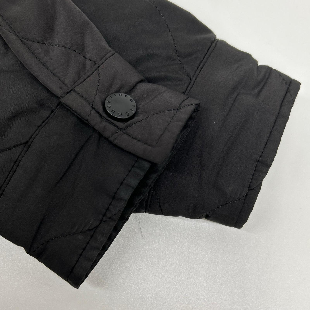 HUNTING WORLD Nylon Padded Quilted Jacket Black Size M