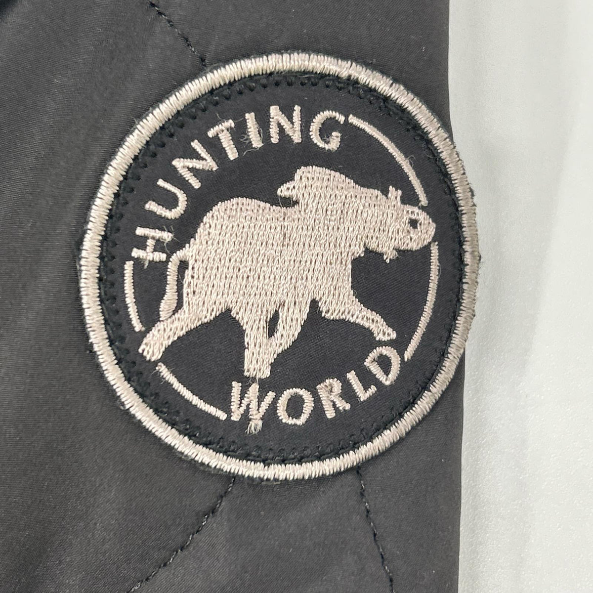 HUNTING WORLD Nylon Padded Quilted Jacket Black Size M