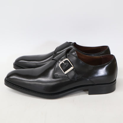 GIANCARLO MORELLI Leather Monk Sneakers Black Size 25-25.5