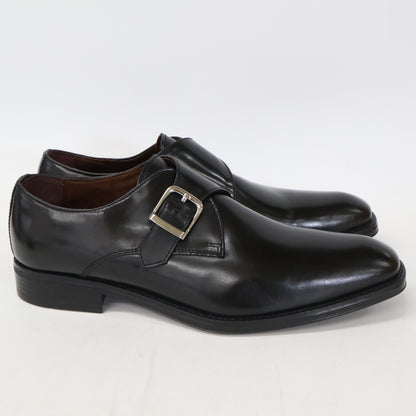 GIANCARLO MORELLI Leather Monk Sneakers Black Size 25-25.5