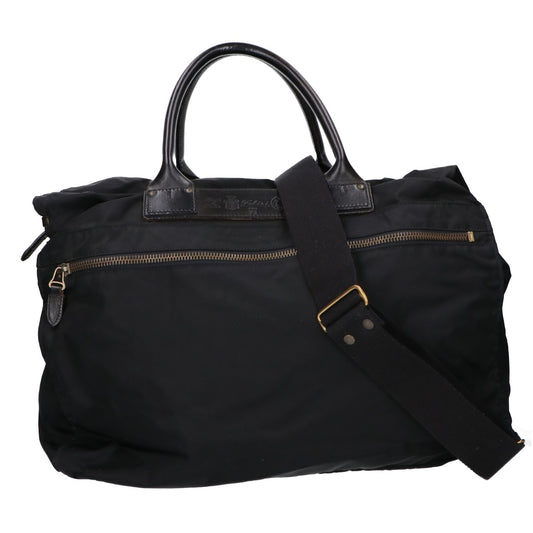 Felisi Nylon/Leather 2-Way Boston Bag Black Size ONE SIZE