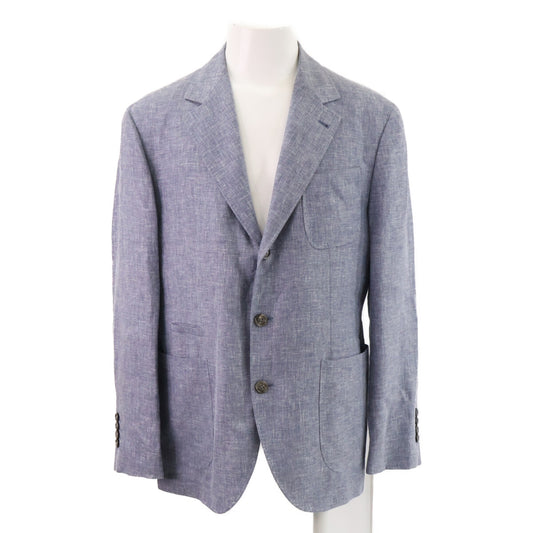 BRUNELLO CUCINELLI 3B Tailored Jacket Light Blue Size 52