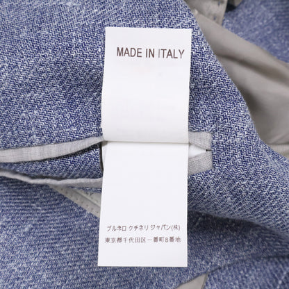 BRUNELLO CUCINELLI 3B Tailored Jacket Light Blue Size 52