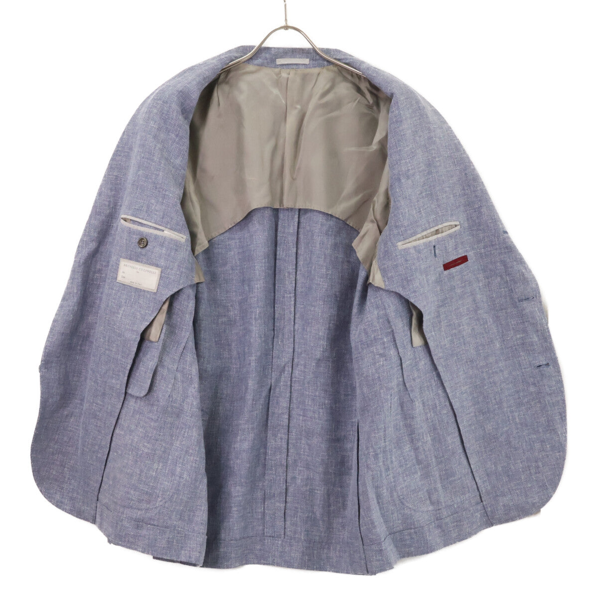 BRUNELLO CUCINELLI 3B Tailored Jacket Light Blue Size 52
