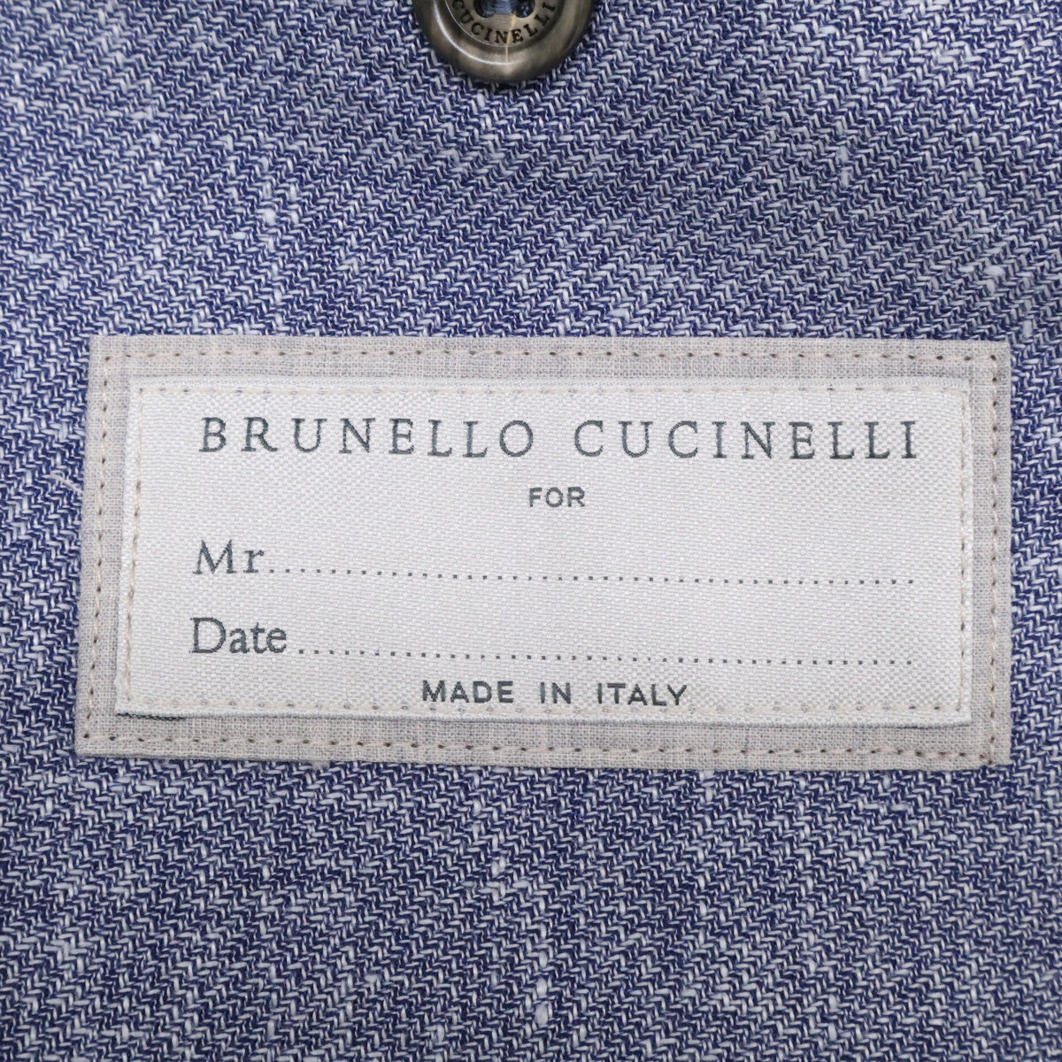 BRUNELLO CUCINELLI 3B Tailored Jacket Light Blue Size 52