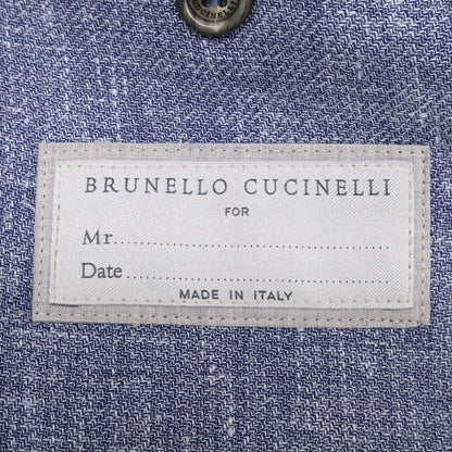 BRUNELLO CUCINELLI 3B Tailored Jacket Light Blue Size 52