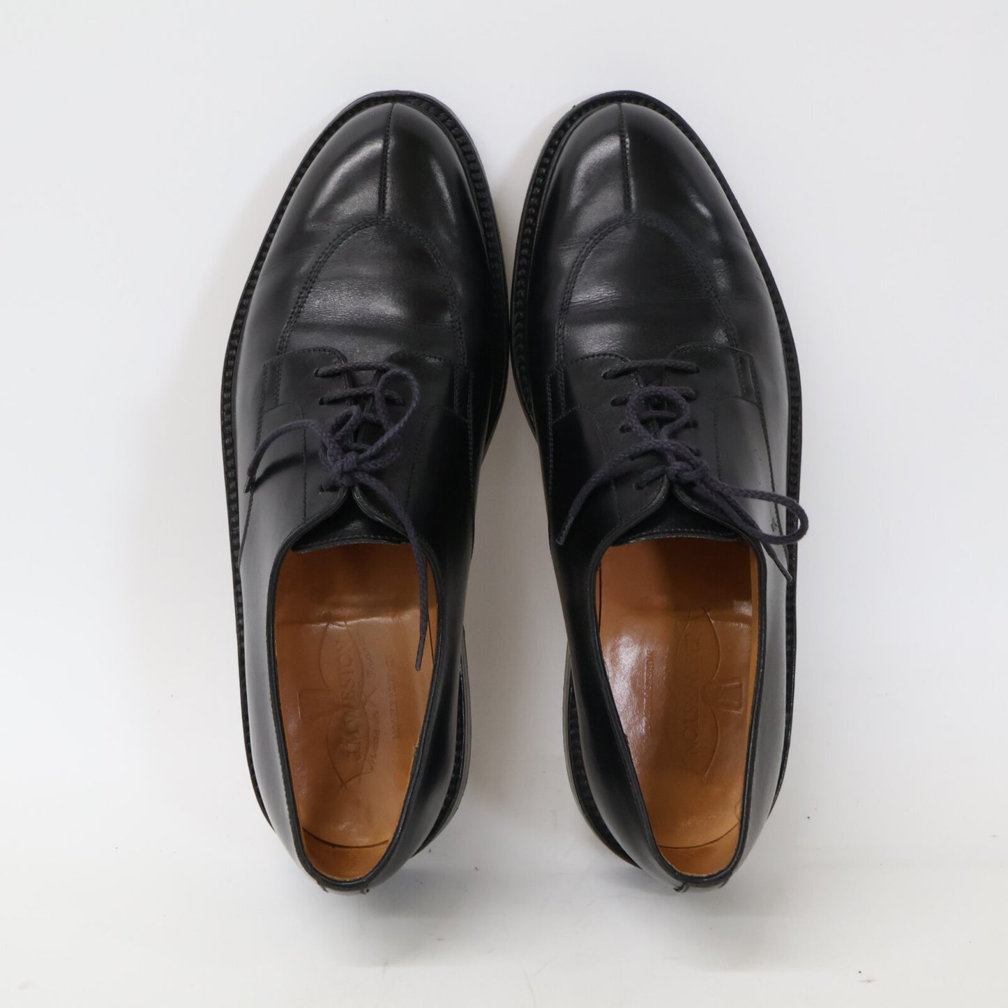 J.M. WESTON 598 Half-Hunt Derby Leather Sneakers Size 7D