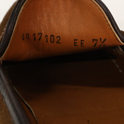SalvatoreFerragamo Gancini Suede Loafers Brown Size 7