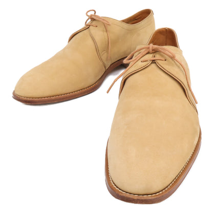 JOHNLOBB ORION Nubuck Leather Dress Shoes Beige Size 7